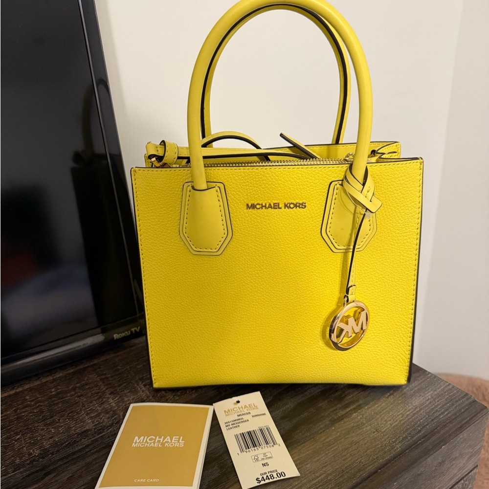 Michael Kors Vibrant Yellow Satchel